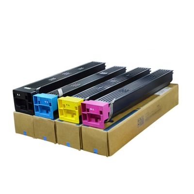 خراطيش حبر مينولتا لطابعات كونيكا مينولتا بيز هاب C654 C754 ألوان أسود أزرق سماوي أصفر أرجواني مع إنتاجية الصفحات والطباعة