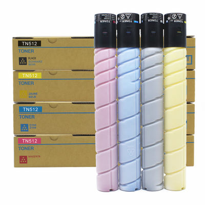 Minolta Toner Cartridges for in bizhub C454e C554 C554e التي تقدم شفرات سوداء صينية صفراء حمراء متوافقة بالكامل